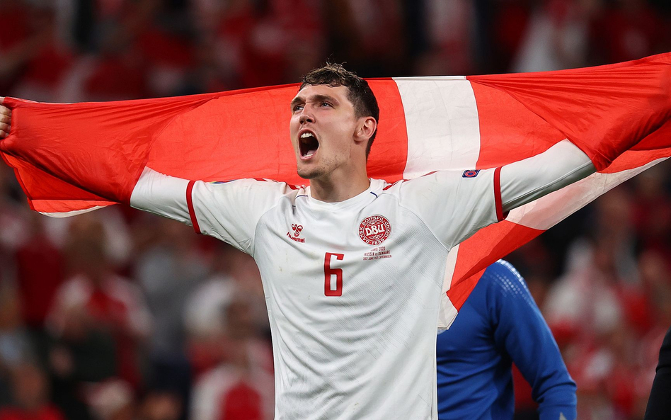 Andreas Christensen, strzelec trzeciej bramki dla Duńczykow