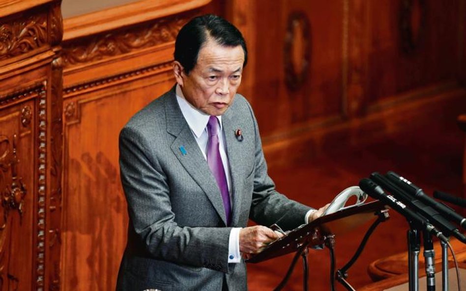 Taro Aso, japoński minister finansów, ogłosił nowy pakiet stymulacyjny.