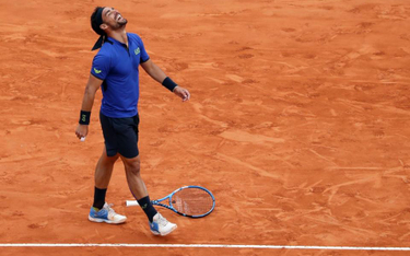 Tenis w Monte Carlo: Fognini zniszczył marzenia Nadala