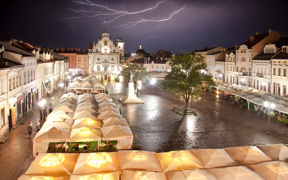 Rzeszów podczas burzy