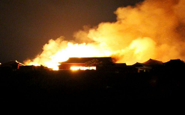 Ogień pochłonął japoński zamek z listy UNESCO