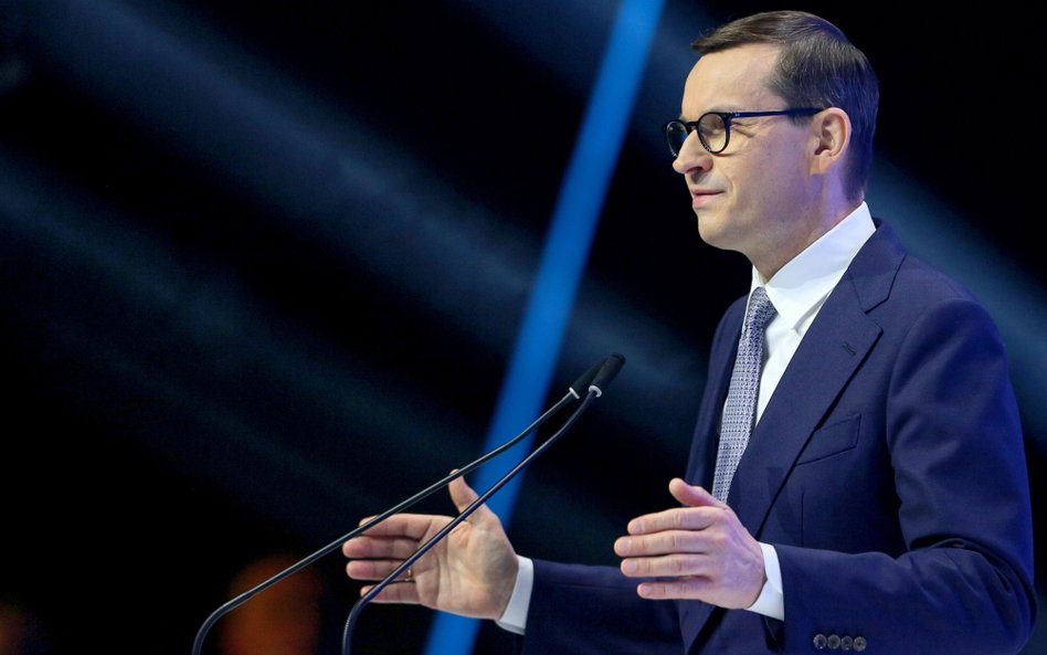 Premier Mateusz Morawiecki podczas inauguracji XIV Europejskiego Kongresu Gospodarczego