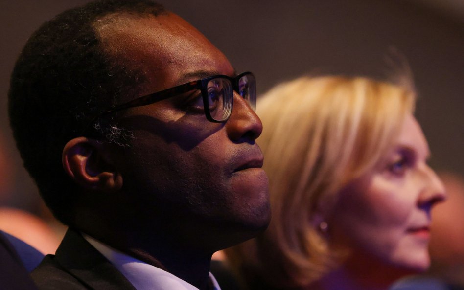 Kanclerz skarbu Kwasi Kwarteng i premier Liz Truss