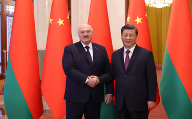 Aleksander Łukaszenko i Xi Jinping