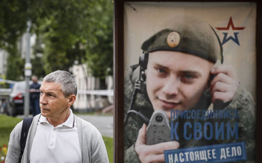 Plakat reklamujący pobór do wojska. Moskwa, 24 lipca
