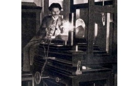 Jan Szczepanik w swojej pracowni