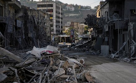 Miasto An-Nabatijja po izraelskim nalocie