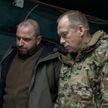Minister obrony Ukrainy Rustem Umerow i naczelny dowódca Sił Zbrojnych Ukrainy Ołeksandr Syrski wizy