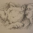 Günter Grass “Świnopas”, 2004 r., litografia numerowana 24/80, wym. 40x53 cm, Gdańska Galeria Günter