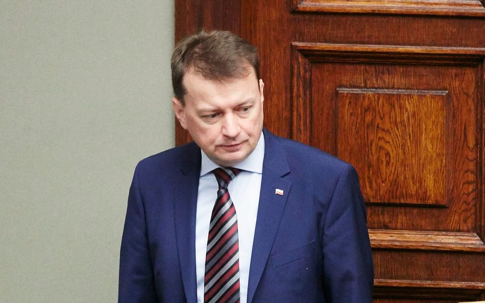 Szef MSWiA Mariusz Błaszczak