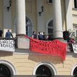 Protest na Uniwersytecie Warszawskim