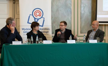 W debacie udział wzięli (od lewej): redaktor Bogusław Chrabota, prof. Barbara Engelking, prof. Micha