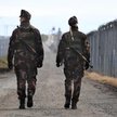Węgierska straż na granicy z Serbią