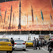 „Izrael jest słabszy niż pajęczyna” – głosi billboard w centrum irańskiej stolicy
