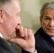 George W. Bush rozmawia z Mirkiem Topolankiem