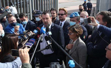 Matteo Salvini przed sądem. Grozi mu 15 lat więzienia