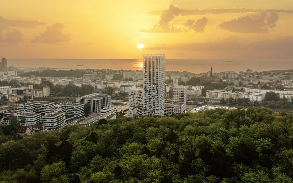 Skycity Gdynia, wielofunkcyjna inwestycja firmy Allcon, ma się wpisywać w ideę miasta 15-minutowego