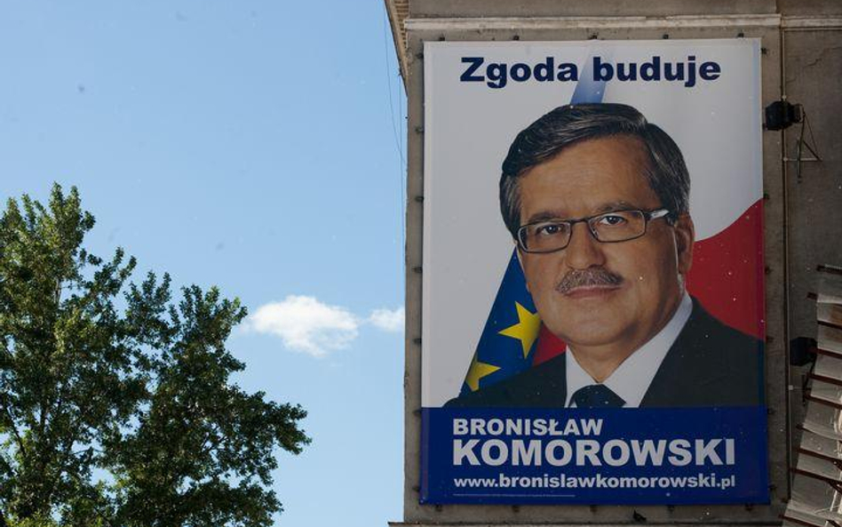 Plakat wyborczy Bronisława Komorowskiego