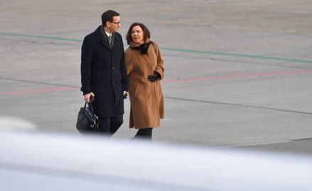 Premier Mateusz Morawiecki z małżonką Iwoną Morawiecką