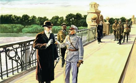 12 maja. Most Poniatowskiego. Po dramatycznej rozmowie dwóch starych przyjaciół: Stanisława Wojciech