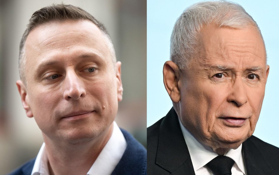 Od lewej: Krzysztof Brejza, Jarosław Kaczyński