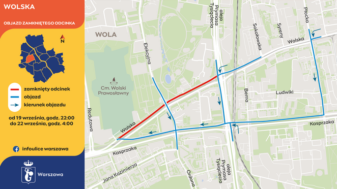 Utrudnienia podczas frezowania ul. Wolskiej