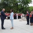 Prezydent Karol Nawrocki podczas uroczystości wręczenia aktów mianowania asesorom sądowym.