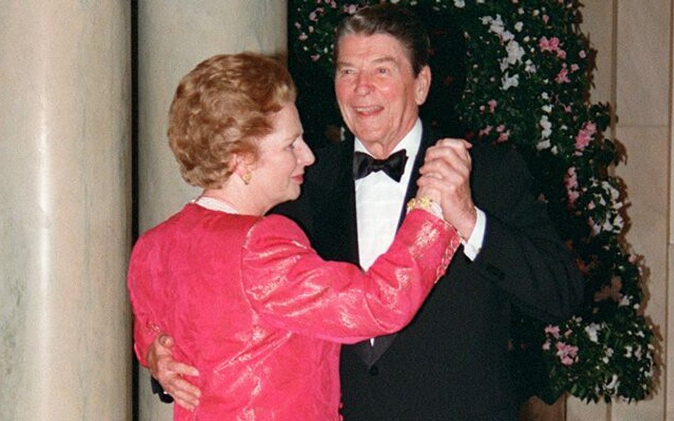 Margaret Thatcher i Ronald Reagan w Białym Domu, listopad 1988 r.