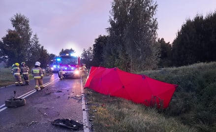 Śmiertelny wypadek pod Barczewem