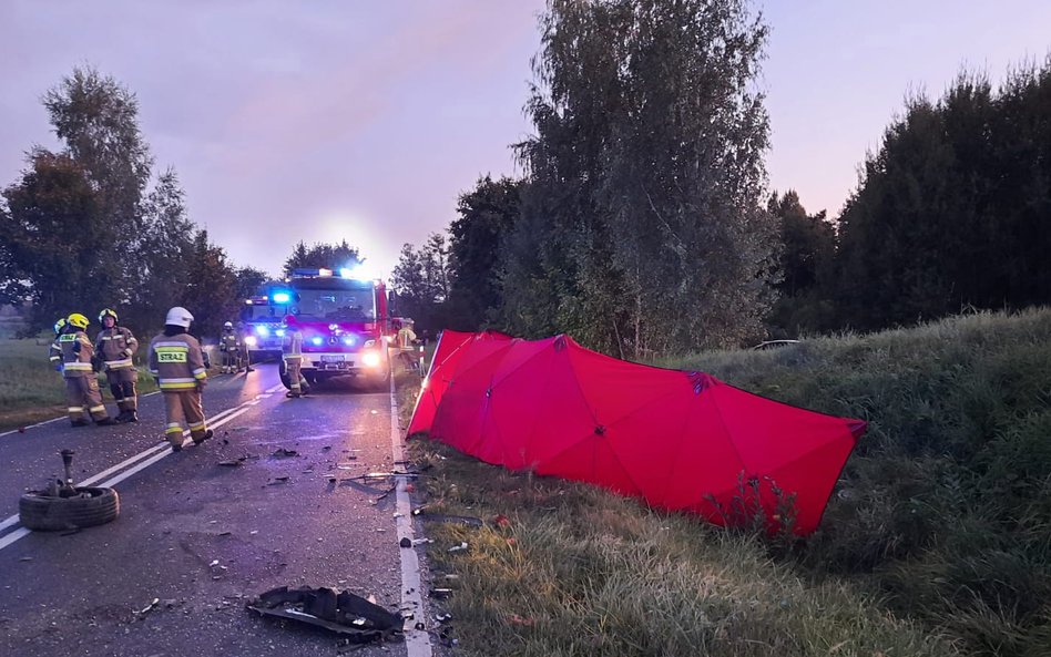 Śmiertelny wypadek pod Barczewem