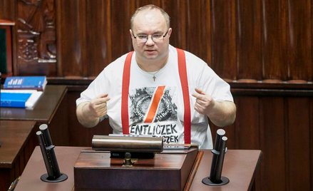 Rafał Wójcikowski podczas posiedzenia Sejmu, 9 lutego 2016