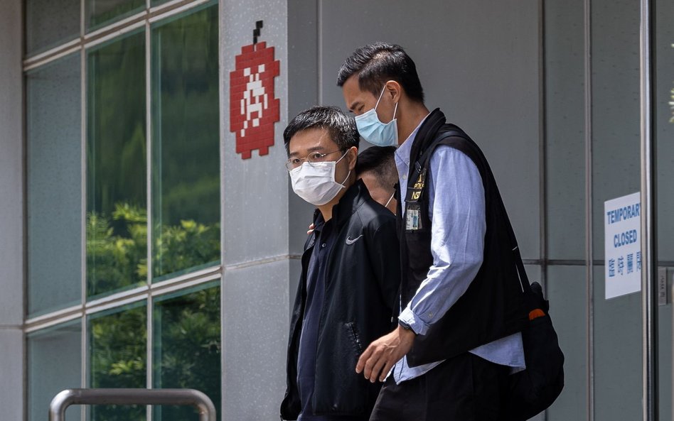 Policja w Hongkongu wkroczyła do prodemokratycznej redakcji