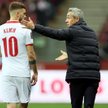 Piłkarz Mateusz Klich i selekcjoner reprezentacji Polski Paulo Sousa