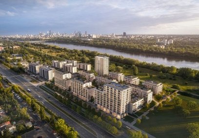 Kompleks Bulwary Praskie powstaje naprzeciw Kępy Potockiej na Żoliborzu