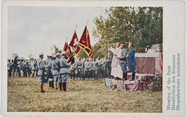 Brienne-le-Château (Francja), 22 czerwca 1918 r. Poświęcenie sztandarów oddziałów Armii Polskiej we 