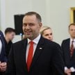 Prezydent RP Karol Nawrocki podczas posiedzenia Rady Gabinetowej w Pałacu Prezydenckim w Warszawie