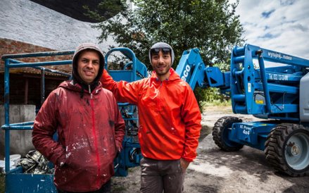 108 czyli Guido Bisagni i CT – twórcy murali przy ulicy Frycza-Modrzewskiego.