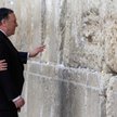 Mike Pompeo przy Ścianie Płaczu
