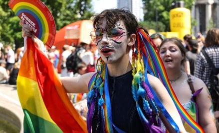Uczestnicy Parady Równości w Warszawie