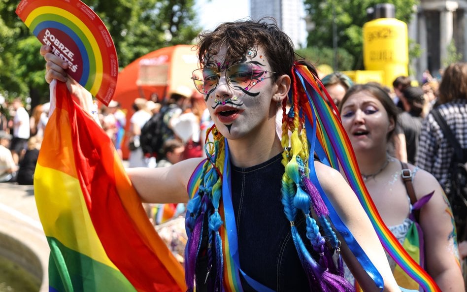 Uczestnicy Parady Równości w Warszawie