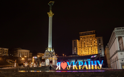 Majdan Niezależności, centralny plac w Kijowie.