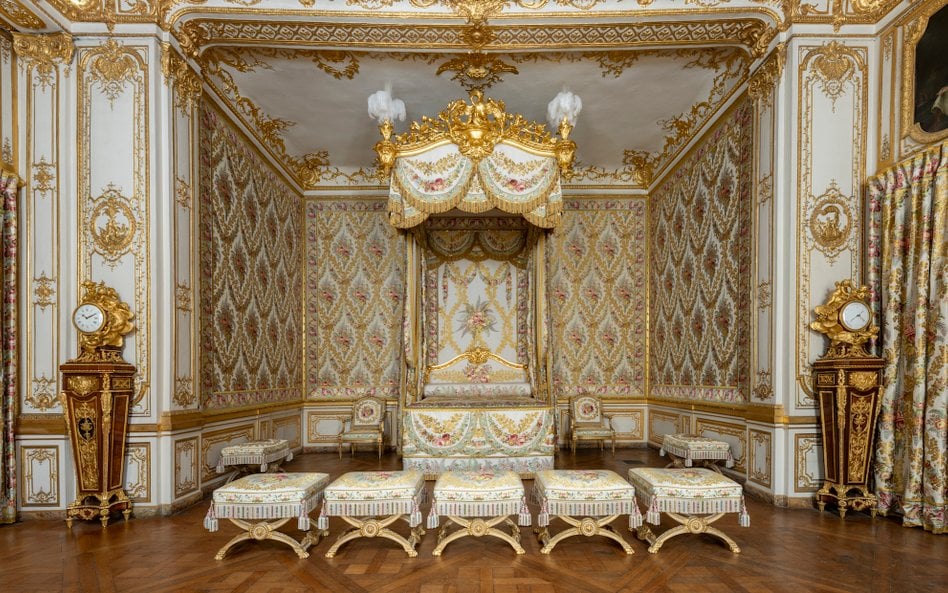 Sypialnia powstała w 1738 r. na polecenie króla Ludwika XV.