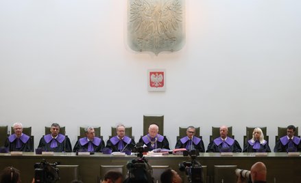 Sędziowie Izby Odpowiedzialności Zawodowej w SN w Warszawie  - od lewej: Marek Dobrowolski, Zbigniew