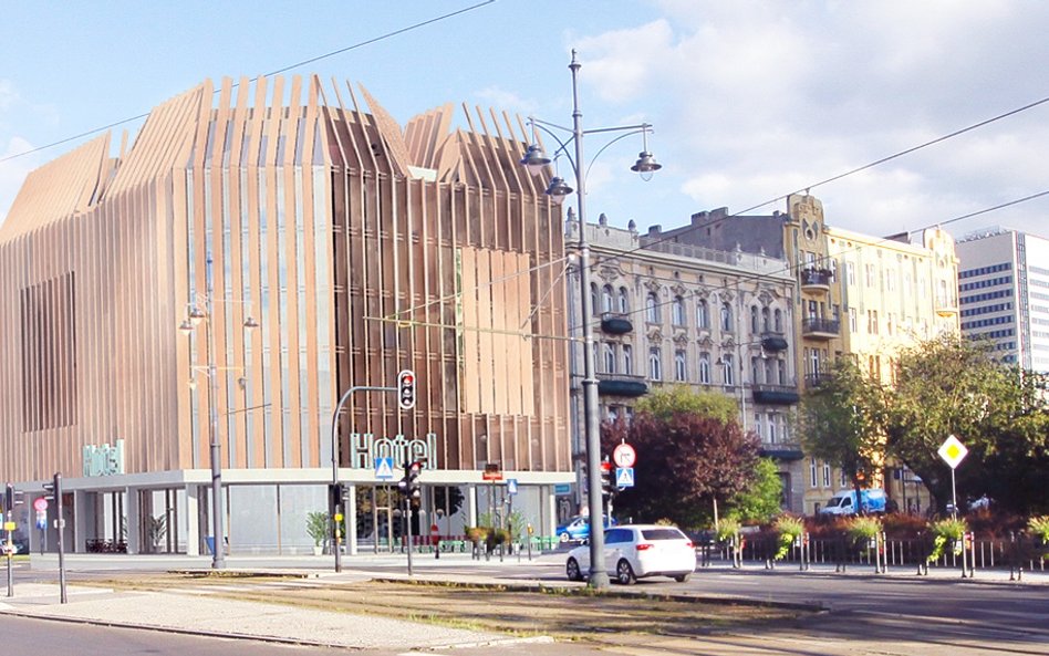 Drewniany hotel w centrum Łodzi. To dzieło polskiego studia