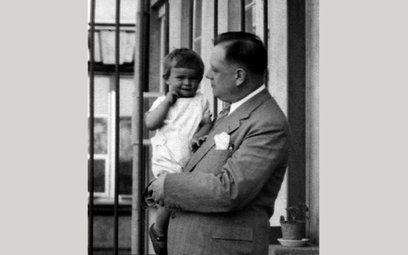 1930 rok. Zdjęcie z ojcem Julianem Spitosławem Kulskim