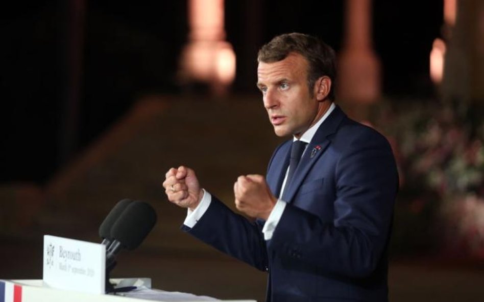 Emmanuel Macron, prezydent Francji.