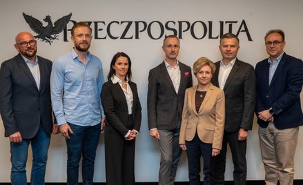 Mariusz Koczwara sales director ADP Polska, Adrian Suski CFO Cersanit, Anna Biekionis country manage