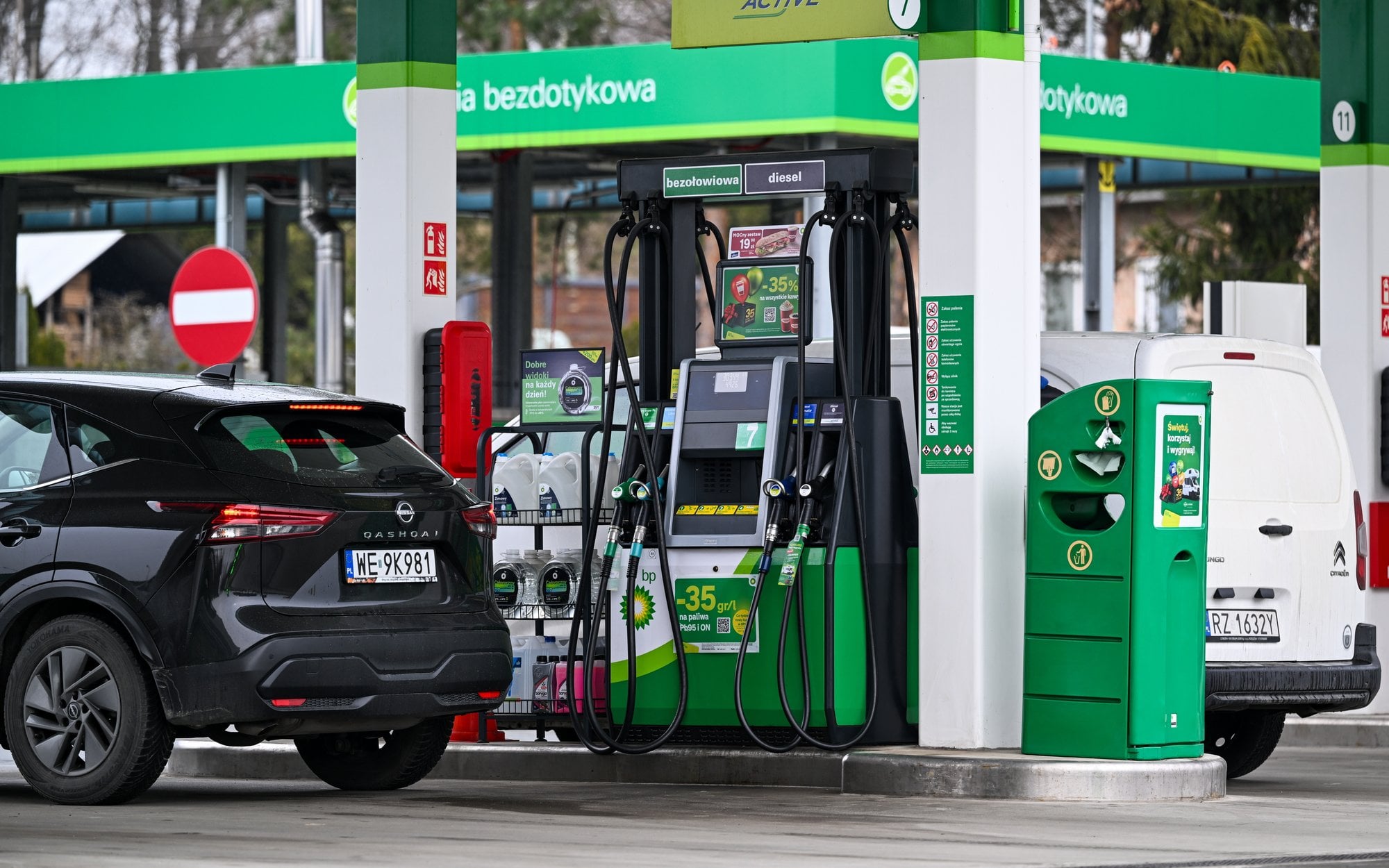 The government has set fuel prices for April 14. Gasoline PLN 6.12, diesel PLN 7.58