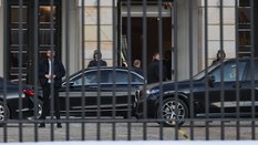 Premier Donald Tusk po przyjeździe na spotkanie z prezydentem Karolem Nawrockim w Pałacu Prezydencki