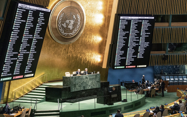 Wyniki głosowania w ONZ nad rezolucją wzywającą Rosję do wycofania się z Ukrainy, 24 lutego 2023 r. 
